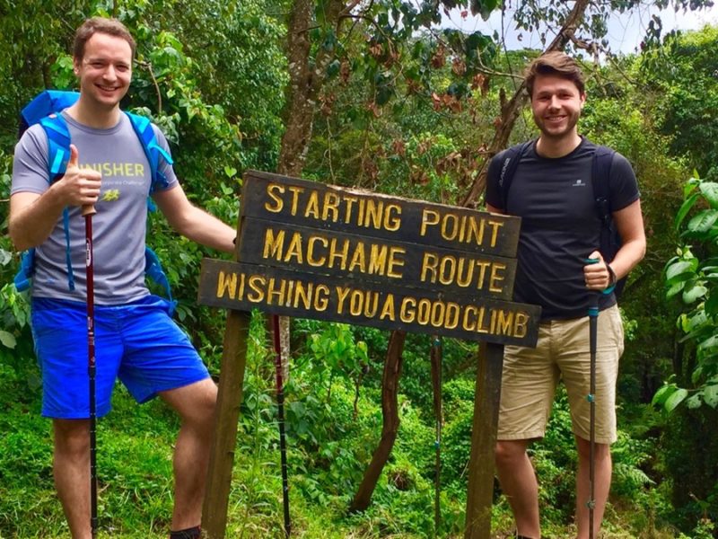 Startpunkt Machame Route Kilimandscharo