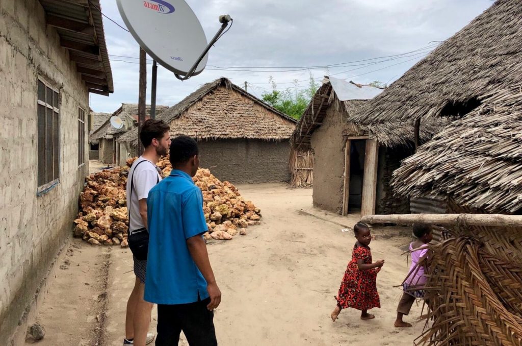 Guided tour through a village at Ushongo Beach in Pangani